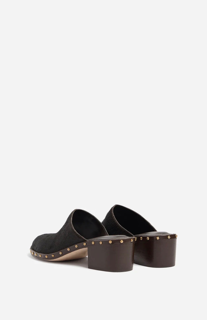 Sko | Heeled Glogs 45 mm - Ebony