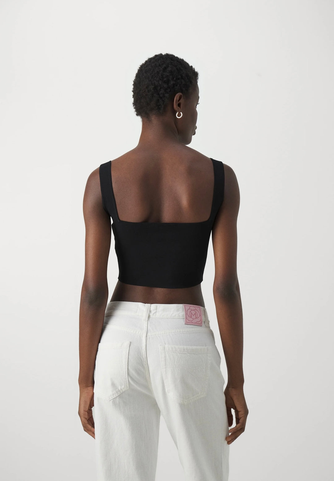 Topp | Tresa Cropped Top -Black