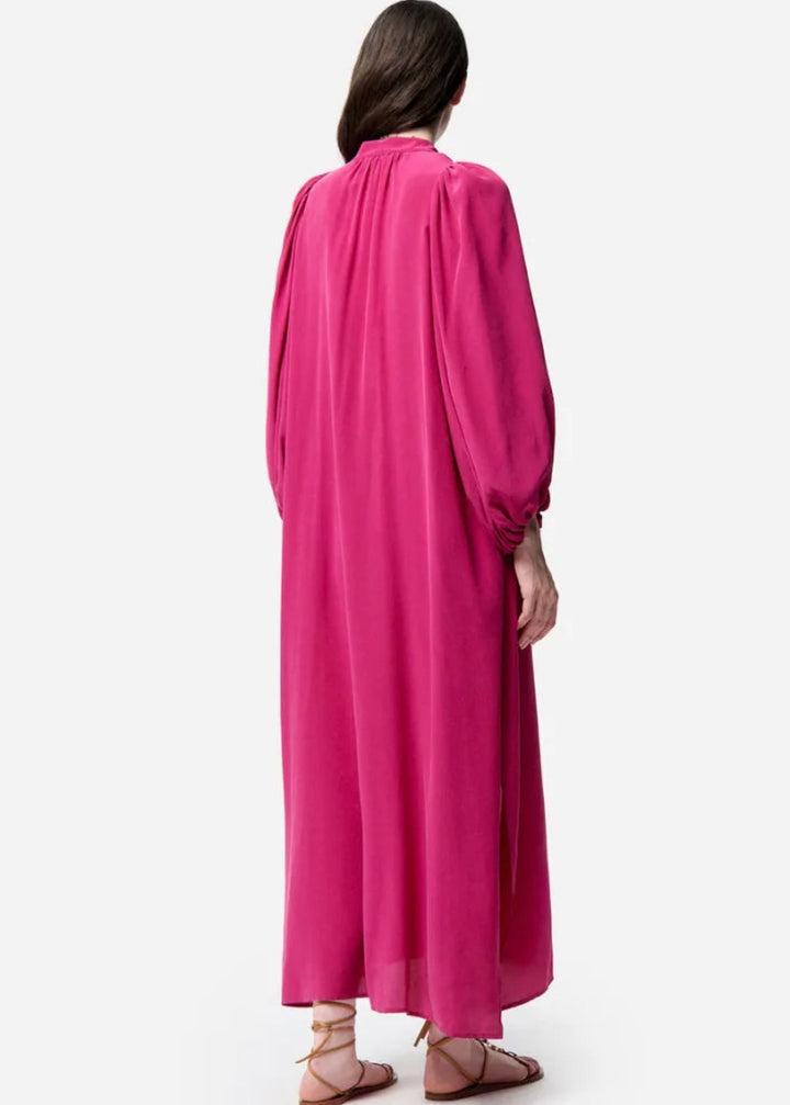 Kjole | Canessa Silk Dress - Grenat