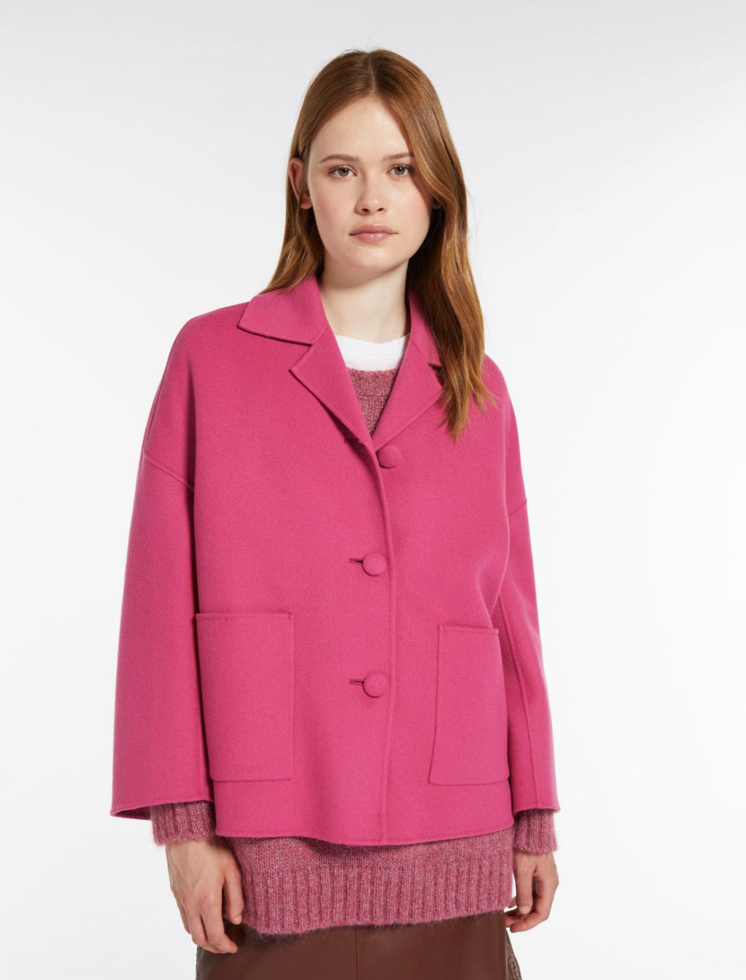 Jakke | Wool Jacket Panca Fuschia