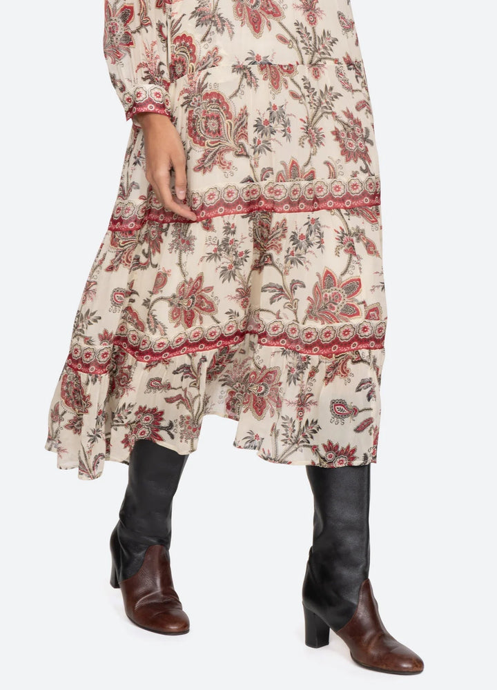 Kjole | Cassandra print dress long