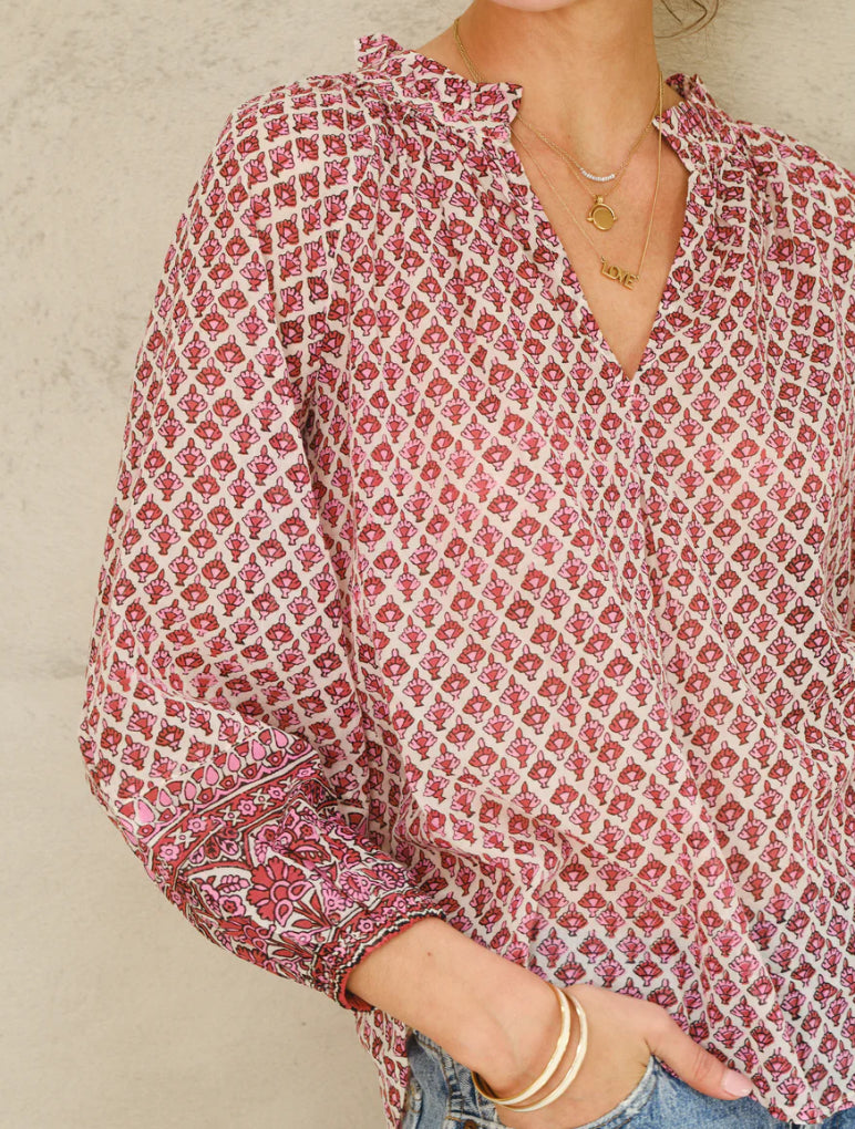 Bluse | Viti print L/S TOP