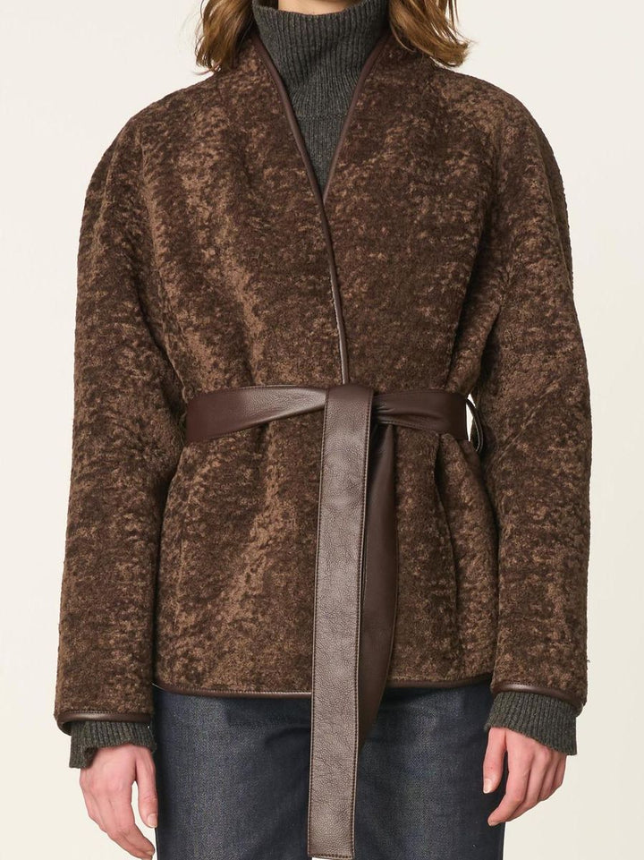 Jakke | Fur Jacket - Brown