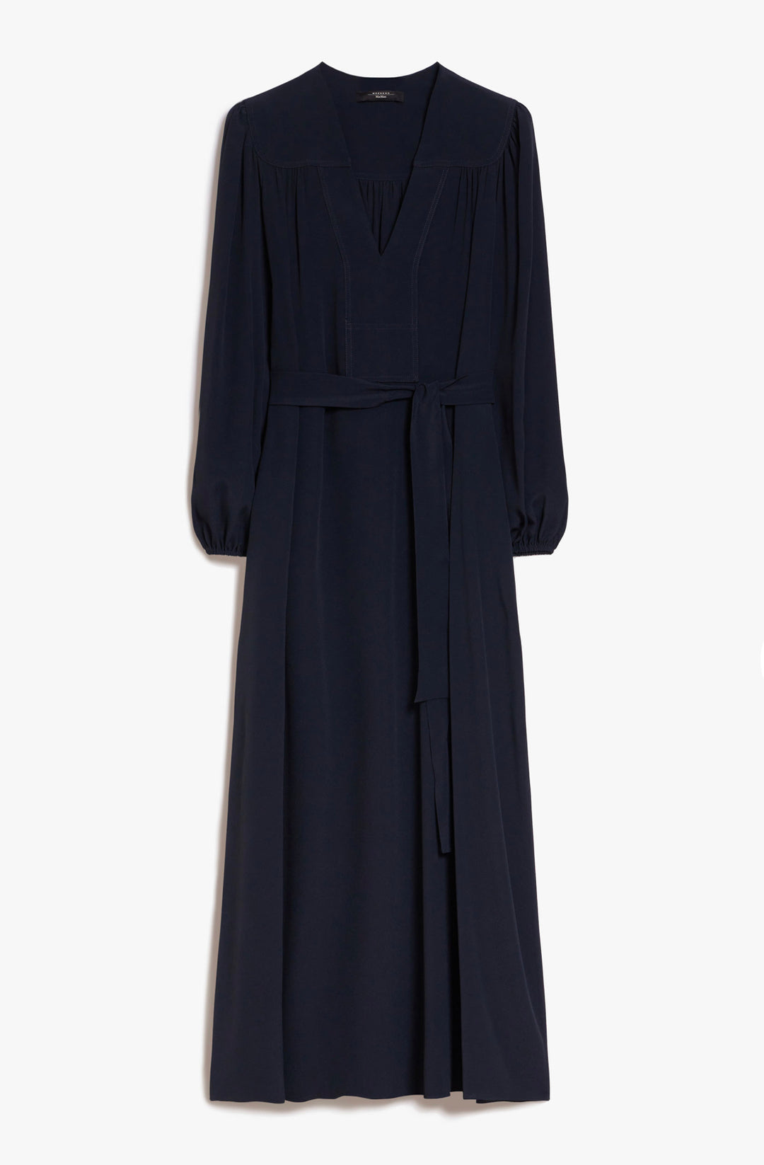 Kjole | Elisir Silk Blend Midi Dress Navy