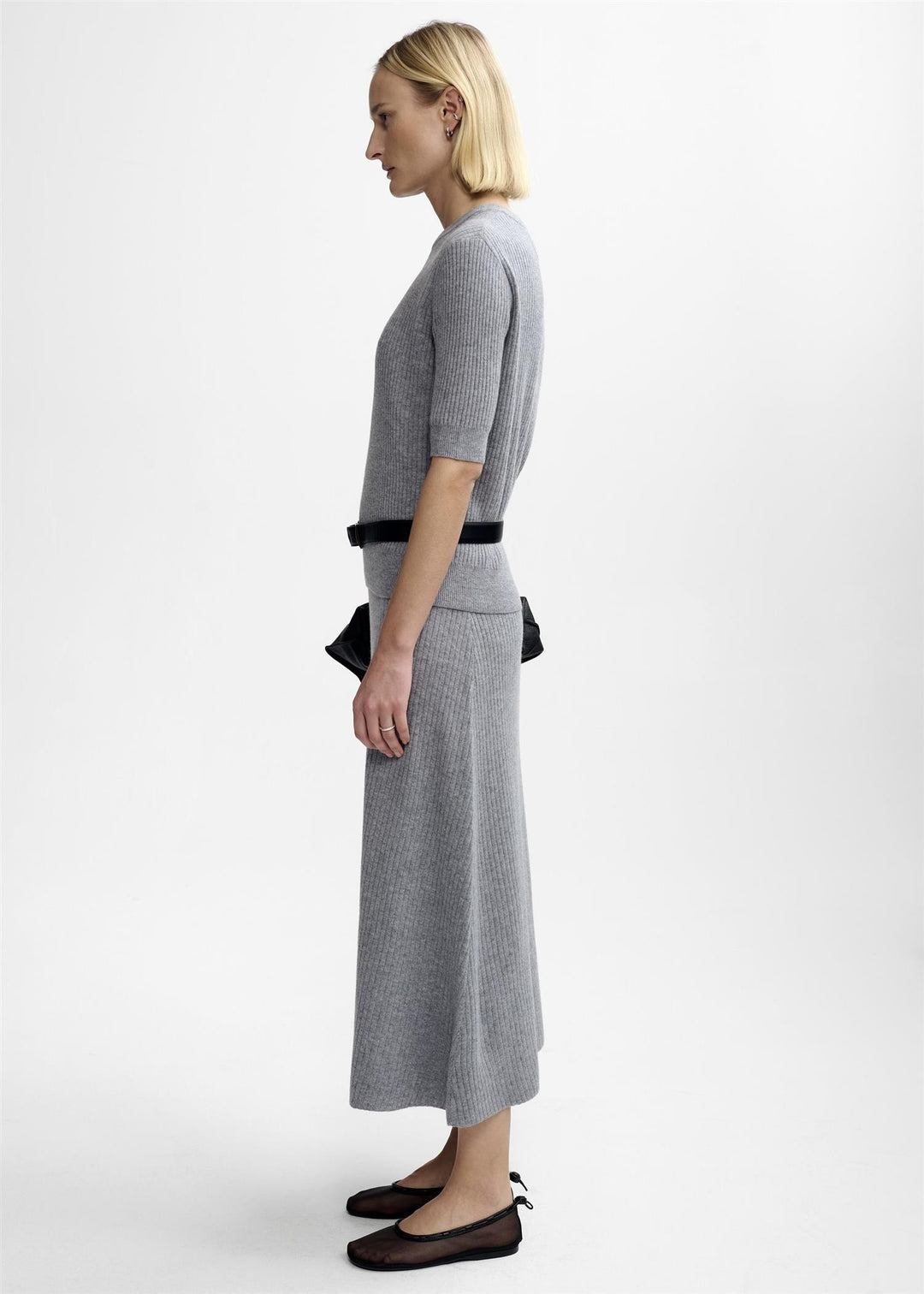 Skjørt | Winnie Merino Skirt - Lt. Grey Mel