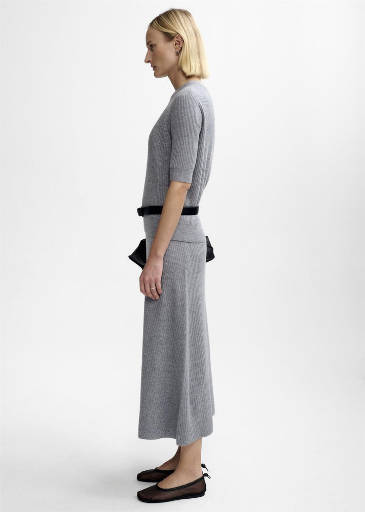 Skjørt | Winnie Merino Skirt - Lt. Grey Mel