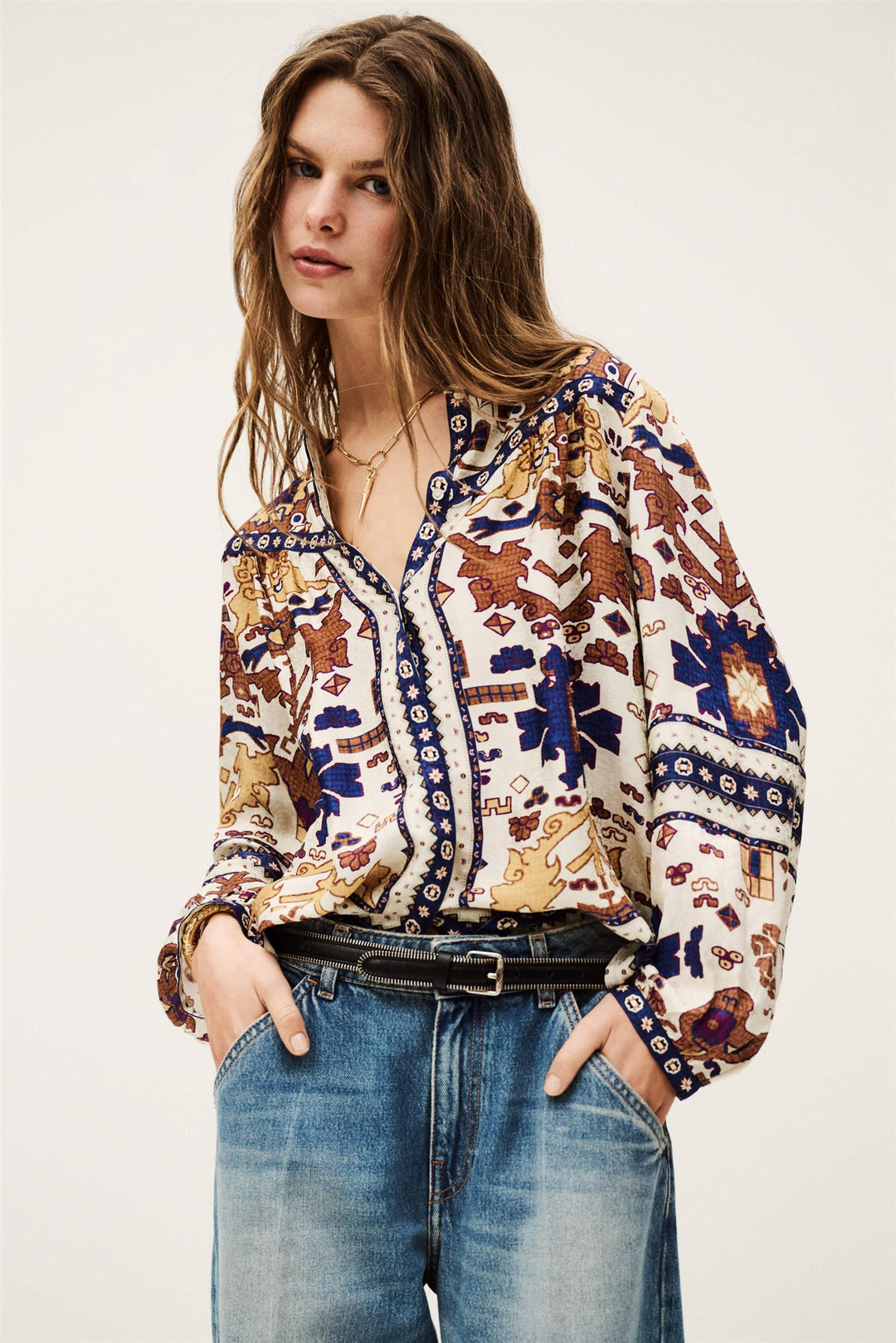 Bluse |  Blouse Verone - Ecru