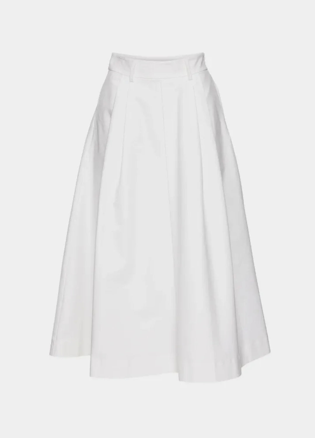 Skjørt | Anna Cotton Skirt - White