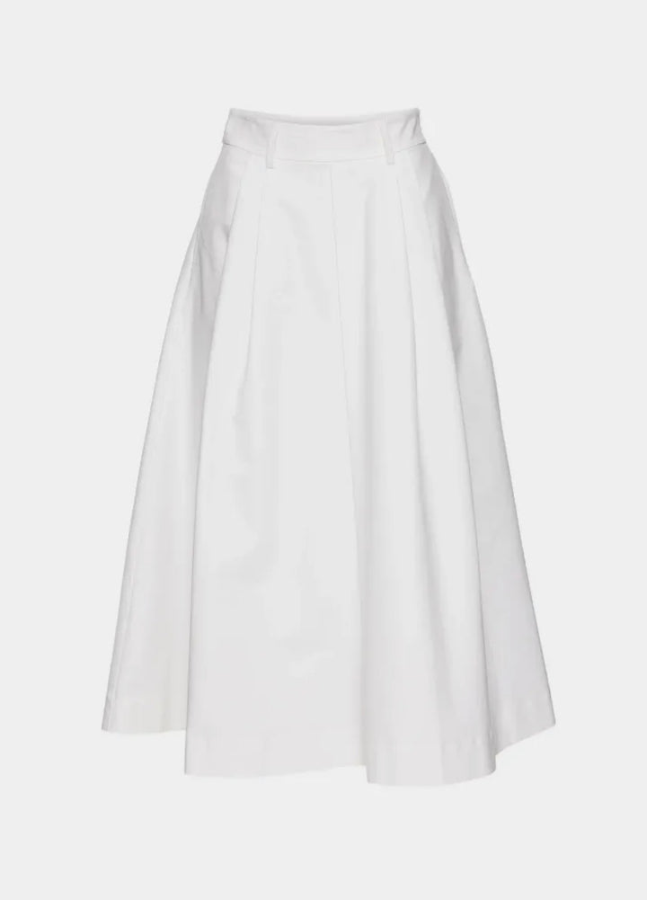 Skjørt | Anna Cotton Skirt - White