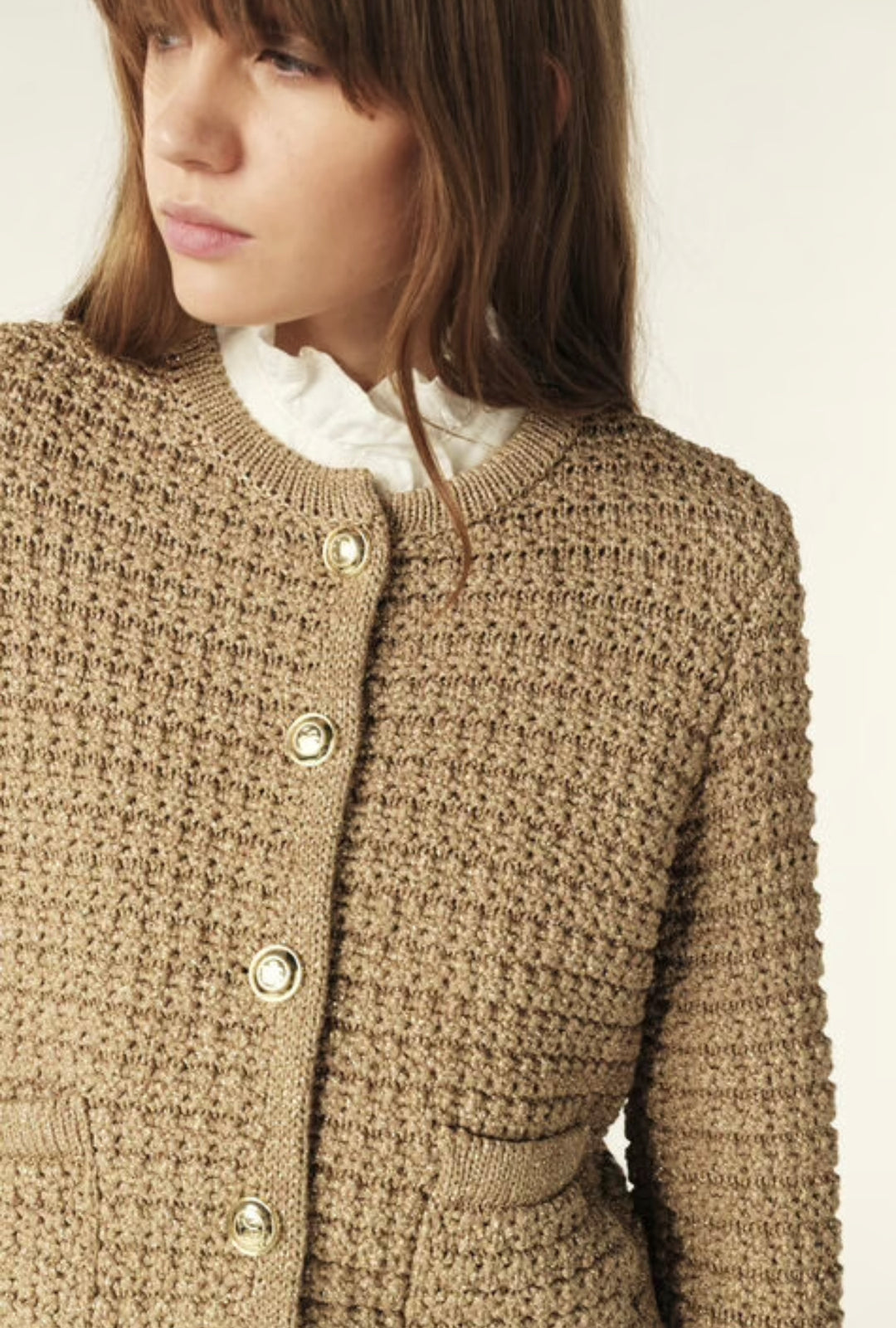 Jakke |  Cardigan Gaston Gold