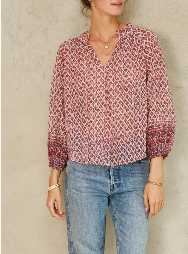Bluse | Viti print L/S TOP