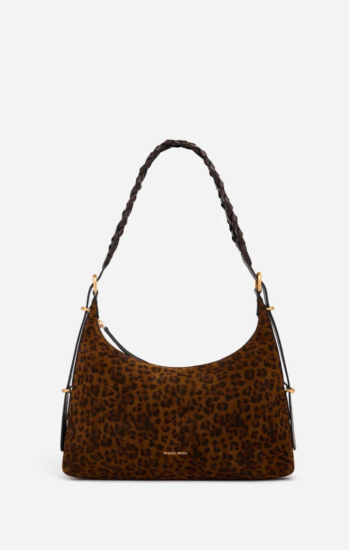 Veske | Small Jess Leopard Hobo Bag - Fawn