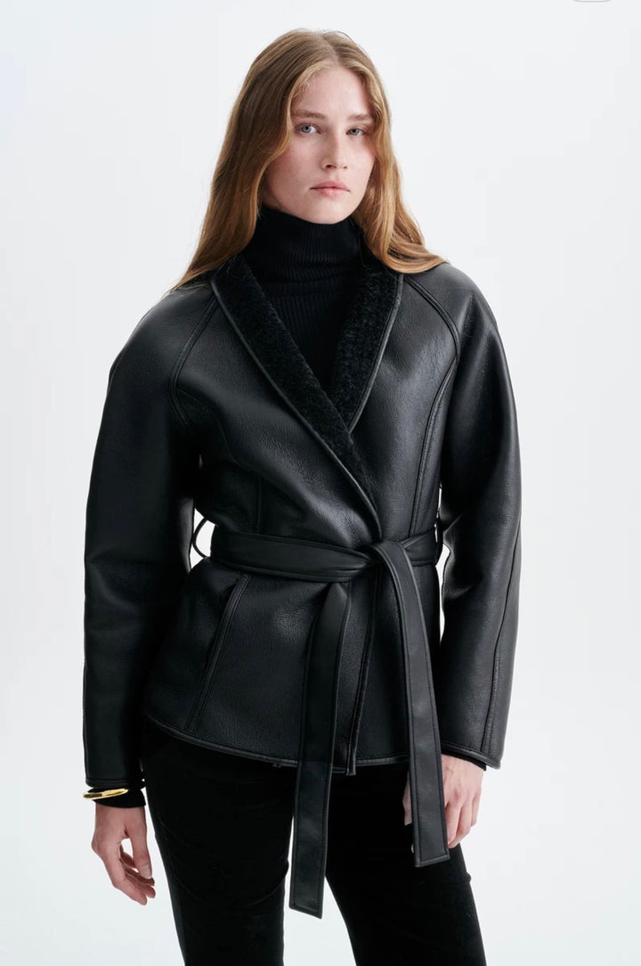 Jakke | Fur Jacket - Black