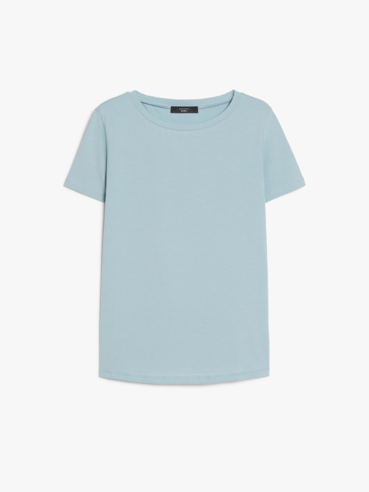 T-Shirt | Stretch organic cotton T-shirt - Pastel Green