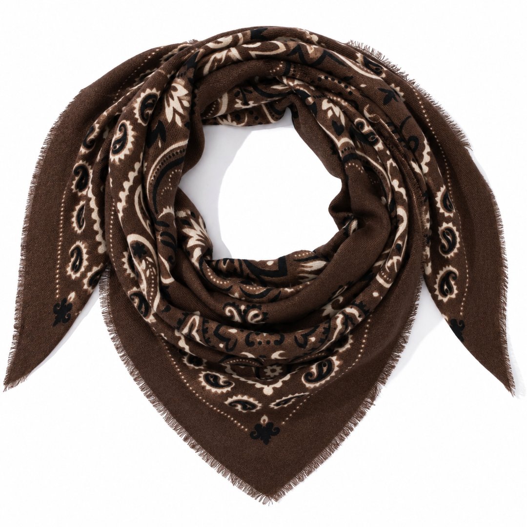 Skjerf | El Paso - Dark Brown