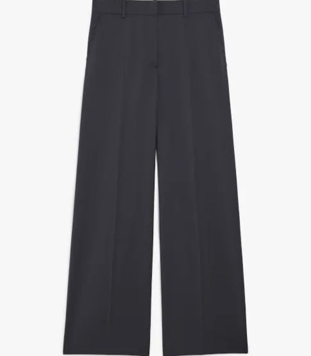 Bukse | Visivo Wool Palazzo Pants - Black