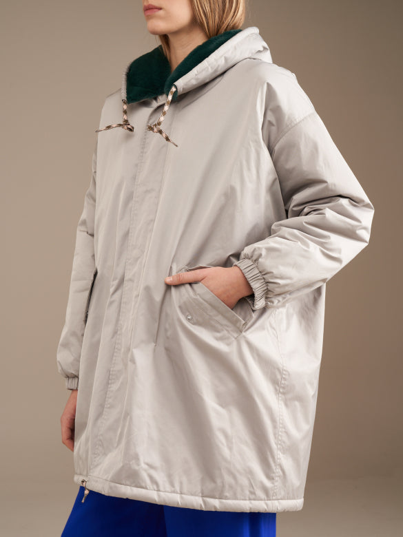 Parkas | Laos Coat Fog