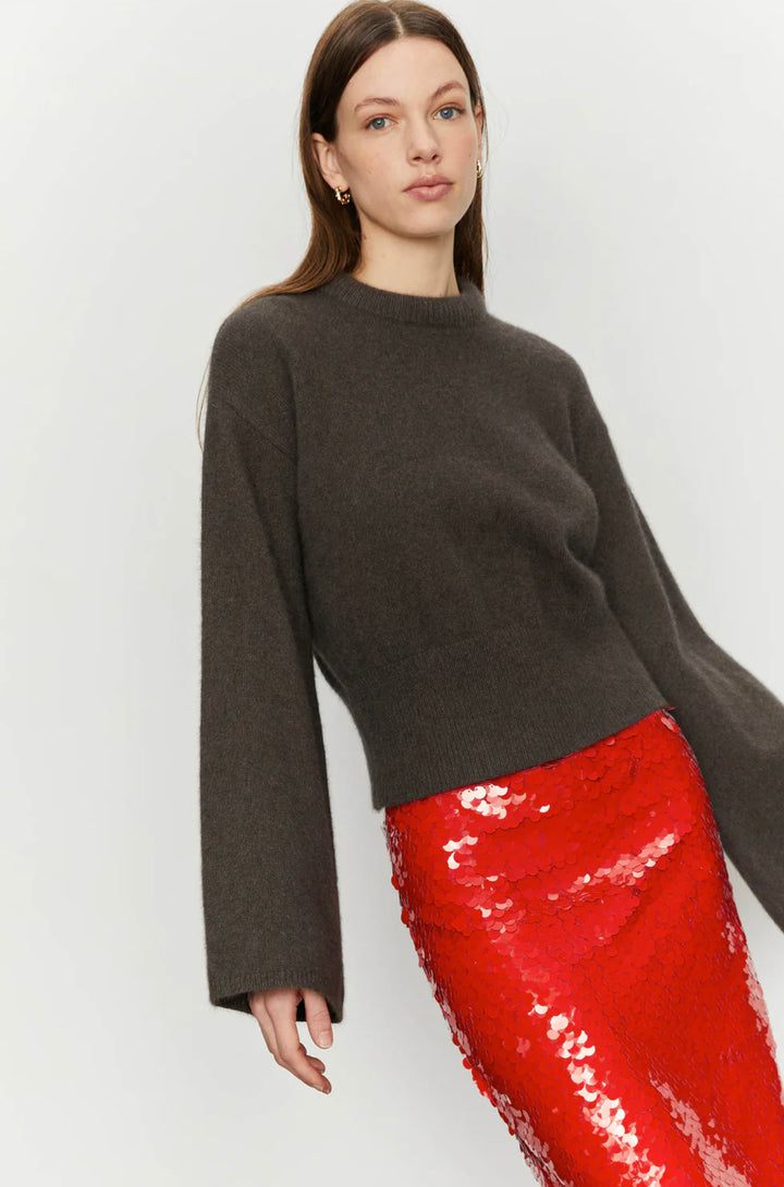 Genser | Crewneck Sweater - Dark Earth