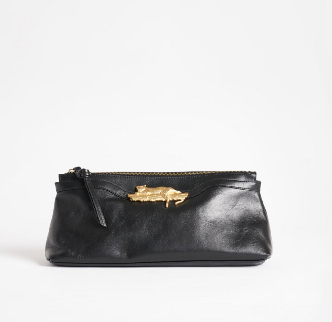 Veske | Leather Clutch Gigi Black