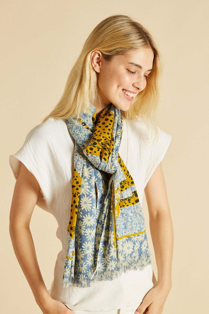 Skjerf | Cotton Scarf - Pampa - Blue